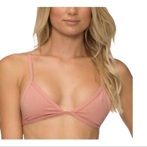 Tavik Jett Dusty Rose Triangle Bikini Top